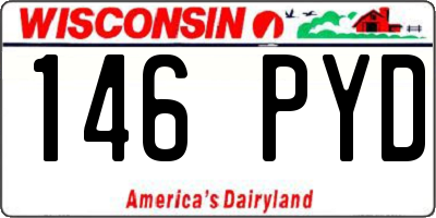 WI license plate 146PYD