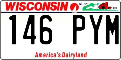 WI license plate 146PYM