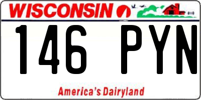 WI license plate 146PYN