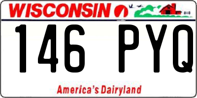 WI license plate 146PYQ