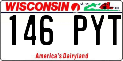 WI license plate 146PYT