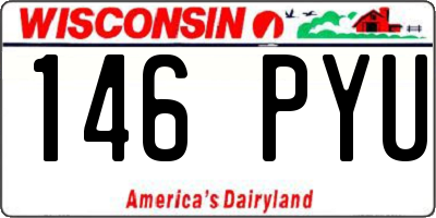 WI license plate 146PYU