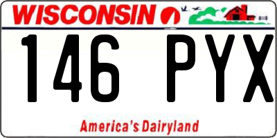WI license plate 146PYX