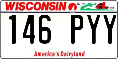 WI license plate 146PYY