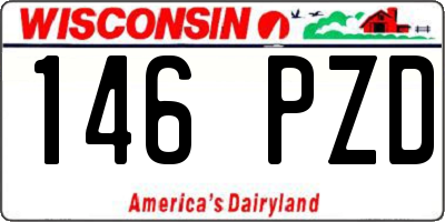 WI license plate 146PZD