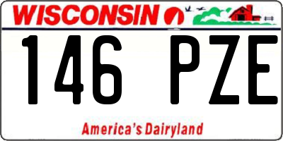 WI license plate 146PZE