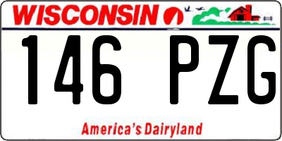 WI license plate 146PZG