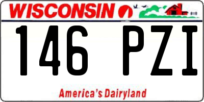 WI license plate 146PZI