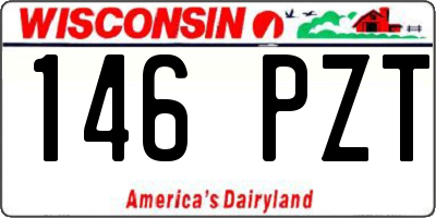 WI license plate 146PZT