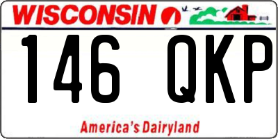 WI license plate 146QKP