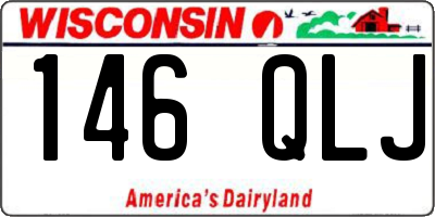 WI license plate 146QLJ