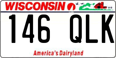 WI license plate 146QLK