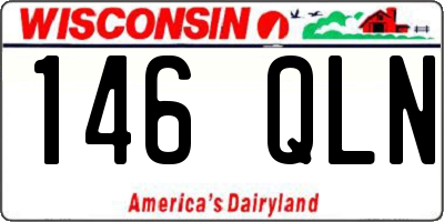 WI license plate 146QLN