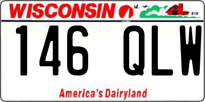 WI license plate 146QLW