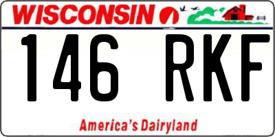 WI license plate 146RKF