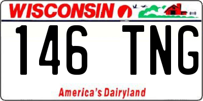 WI license plate 146TNG