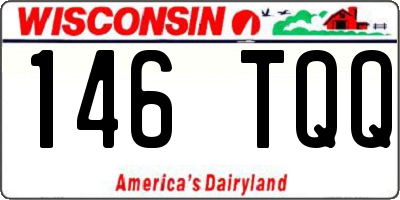 WI license plate 146TQQ