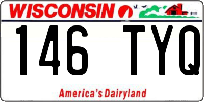 WI license plate 146TYQ