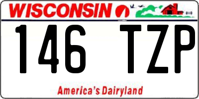 WI license plate 146TZP