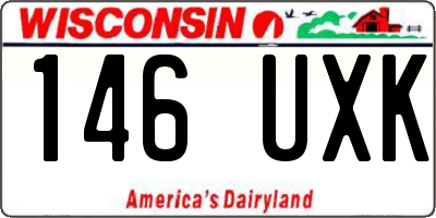 WI license plate 146UXK