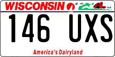 WI license plate 146UXS