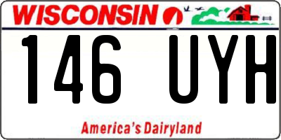 WI license plate 146UYH