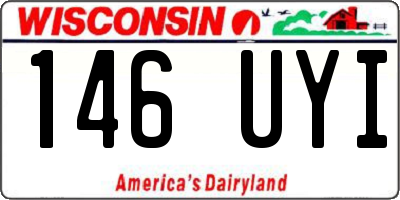 WI license plate 146UYI