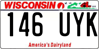 WI license plate 146UYK