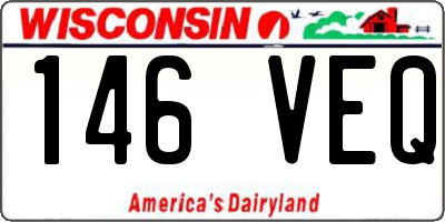 WI license plate 146VEQ