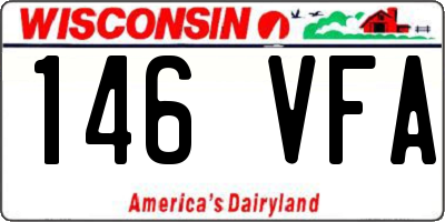 WI license plate 146VFA