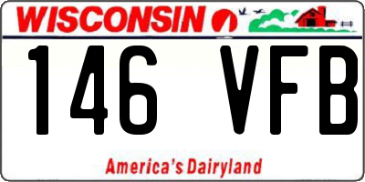 WI license plate 146VFB