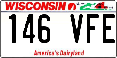 WI license plate 146VFE