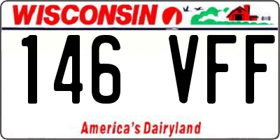 WI license plate 146VFF