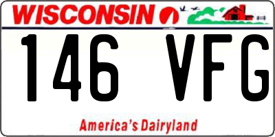 WI license plate 146VFG