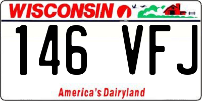 WI license plate 146VFJ