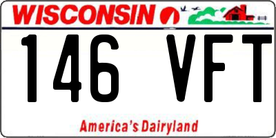 WI license plate 146VFT