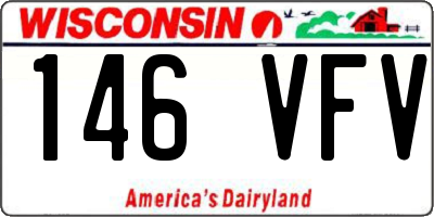 WI license plate 146VFV