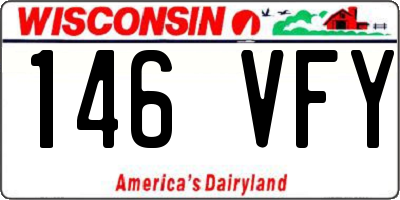 WI license plate 146VFY