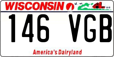 WI license plate 146VGB