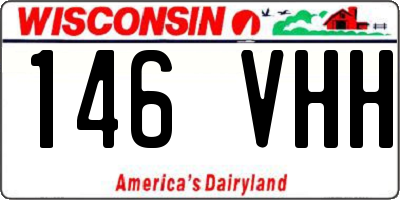 WI license plate 146VHH