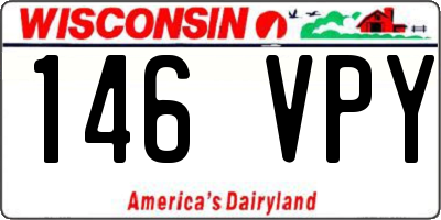 WI license plate 146VPY