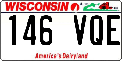 WI license plate 146VQE