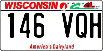 WI license plate 146VQH