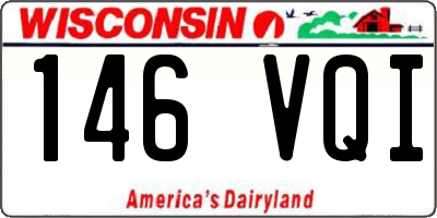 WI license plate 146VQI