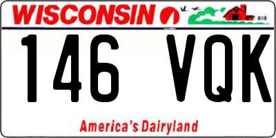WI license plate 146VQK