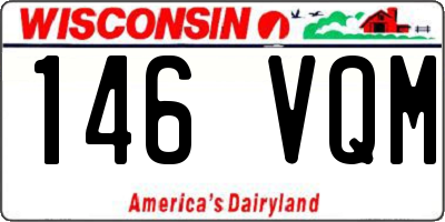 WI license plate 146VQM
