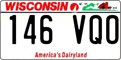 WI license plate 146VQO