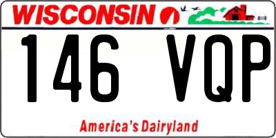 WI license plate 146VQP