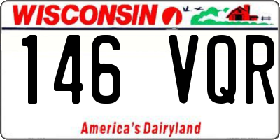 WI license plate 146VQR