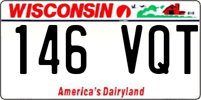 WI license plate 146VQT